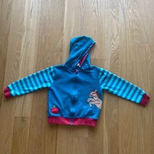 Toby Tiger organic cotton jacket in size 5, used